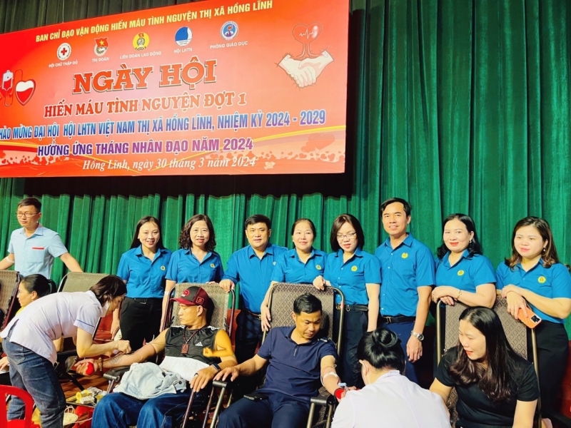 Hồng Lĩnh: Phối hợp tổ chức Ngày hội hiến máu tình nguyện năm 2024